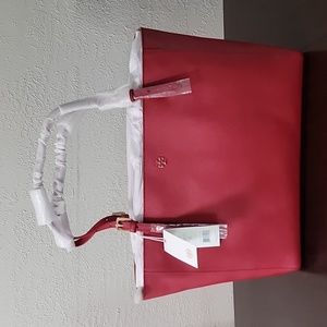 NEW Tory Burch York Buckle Tote in Kir Royale